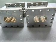 Phần tử thùng máy đùn trục vít đôi song song Vật liệu kim loại Phần tử trục vít của máy đùn