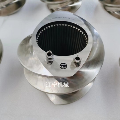 SUS440C Bộ phận máy ép vít hai vít Các phân đoạn vít cho kỹ thuật nhựa