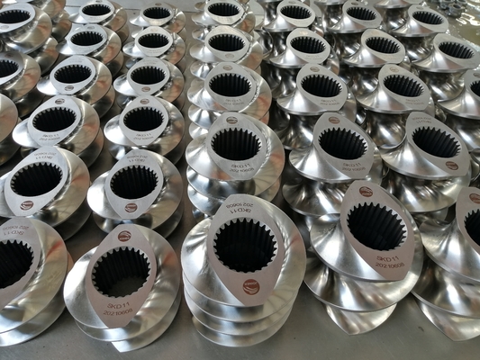 Các bộ phận máy đùn trục vít đôi SUS440C tiêu chuẩn Các bộ phận trục vít