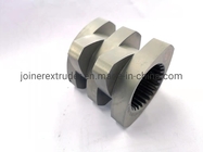 45 Hợp kim niken Twin Screw Extruder Parts Screw Elements For PP PVC Manufacturing