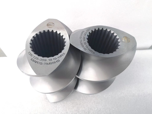 CTE Double Extruder 2-Flowed Thansfer 3-Flowed Screw Elements cho ngành công nghiệp thực phẩm bơm