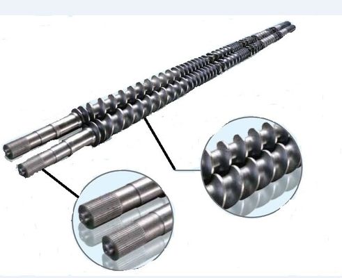 Trục trục vít đôi Máy đùn nhựa Thiết kế trục vít Bộ phận trục vít Vật liệu WR15E