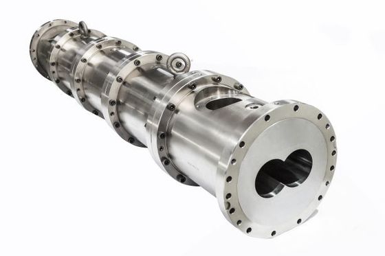 Chống mài mòn bền Máy đùn trục vít đôi Xi lanh cho ngành thức ăn chăn nuôi thực phẩm