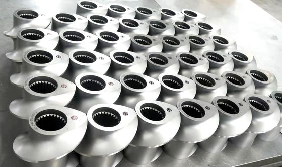 Twin Screw Extruder Parts for and Versatile Applications Diameter 15.6-400 mm Sand Blasting/ Polishing Vacuum quenching