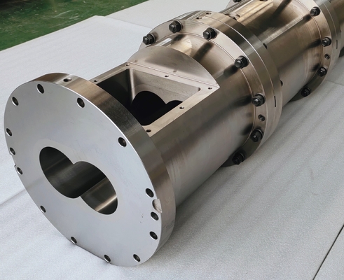CNC Machining Co Rotating Twin Screw Extruder Chiếc thùng bằng máy giặt