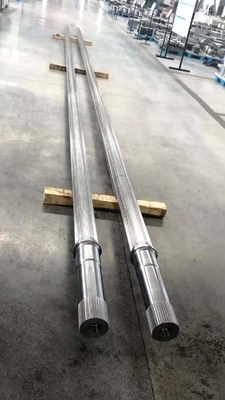 Twin Screw Involute Spline Extruder Shafts Model 120 cho ngành công nghiệp thực phẩm vật nuôi