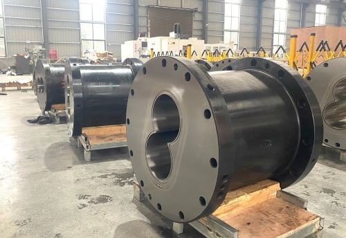 CNC Machining Co Rotating Twin Screw Extruder Chiếc thùng bằng máy giặt