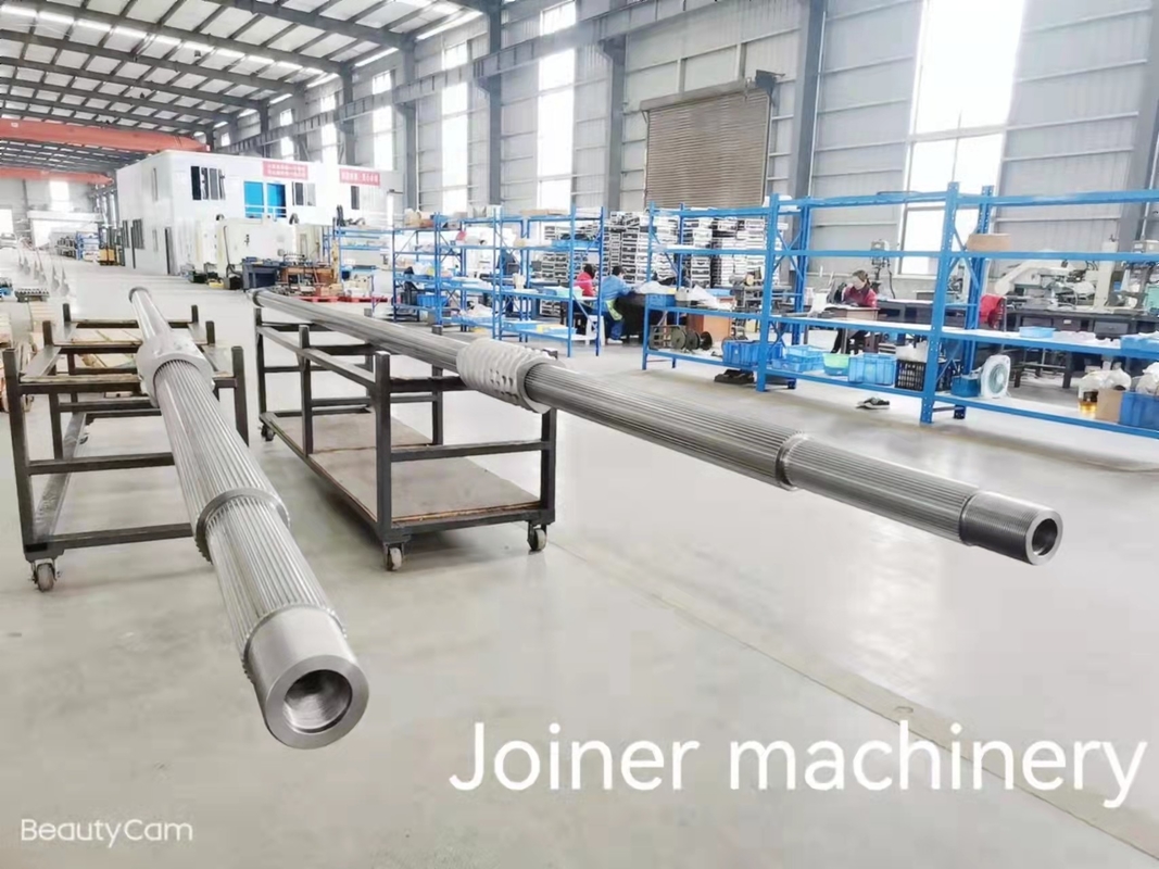 40CrNiMoA vật liệu Extruder Shafts với hệ thống làm mát cho ngành công nghiệp thực phẩm bơm bởi Joiner