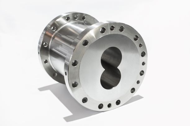 Chống mài mòn bền Máy đùn trục vít đôi Xi lanh cho ngành thức ăn chăn nuôi thực phẩm