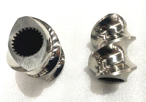 ZE77 Covey Screw Segments Extruder Screw vật liệu HRC58 - 62 Độ cứng cho pelletizer