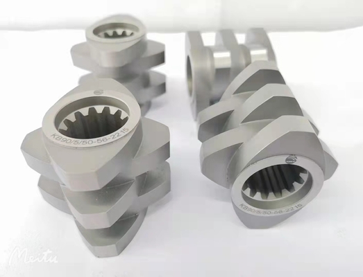 Chứng chỉ TEX120 Kháng mòn Components Twin Screw Extruder Star Screw Elements