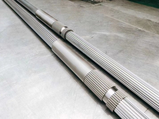 Các vật liệu 40CrNiMoA Twin Screw Extruder Shaft với hệ thống làm mát