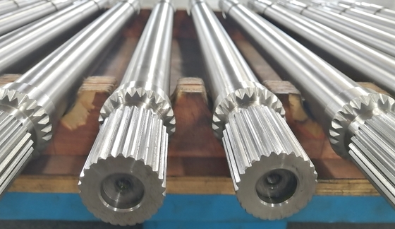 Máy đùn trục vít đôi DH2F Phân đoạn Trục để truyền và kết nối