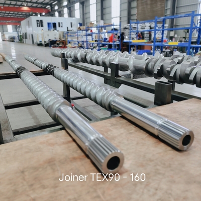 Các bộ phận trục vít của máy đùn JSW TEX160 với khả năng chống mài mòn và ăn mòn cao