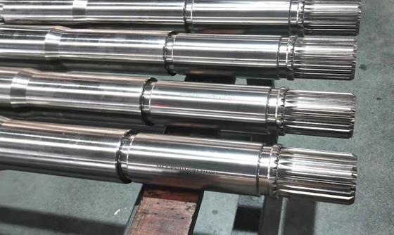 Độ bền cao Độ bền cao Trục máy đùn đôi phay Spline truyền thống