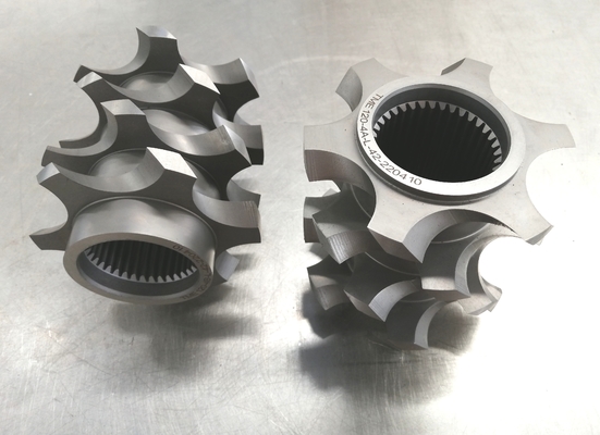 Aluminium đồng Extruder vít yếu tố 2 bay mặc chống cho nhà máy thực phẩm thú cưng
