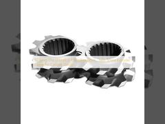 Khối nhào 57,6mm Dia TEM48SS, Bộ phận máy đùn trục vít đôi Thiết kế tùy chỉnh