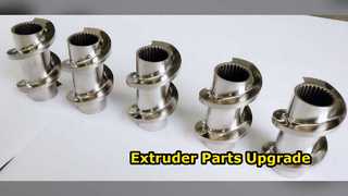 Bộ phận máy đùn trục vít đôi ZSE75 PP PE POM PVC