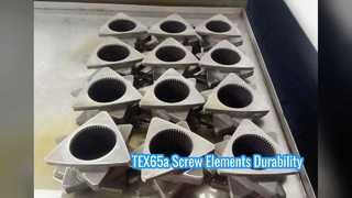 Các bộ phận trục vít máy đùn trục vít đôi TEX65a